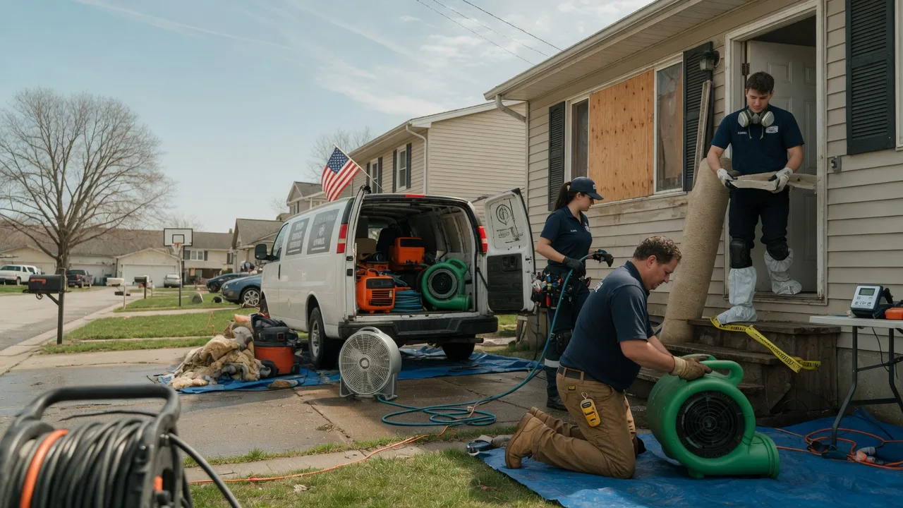 Water Damage Restoration in Mechanicsville, IA near me